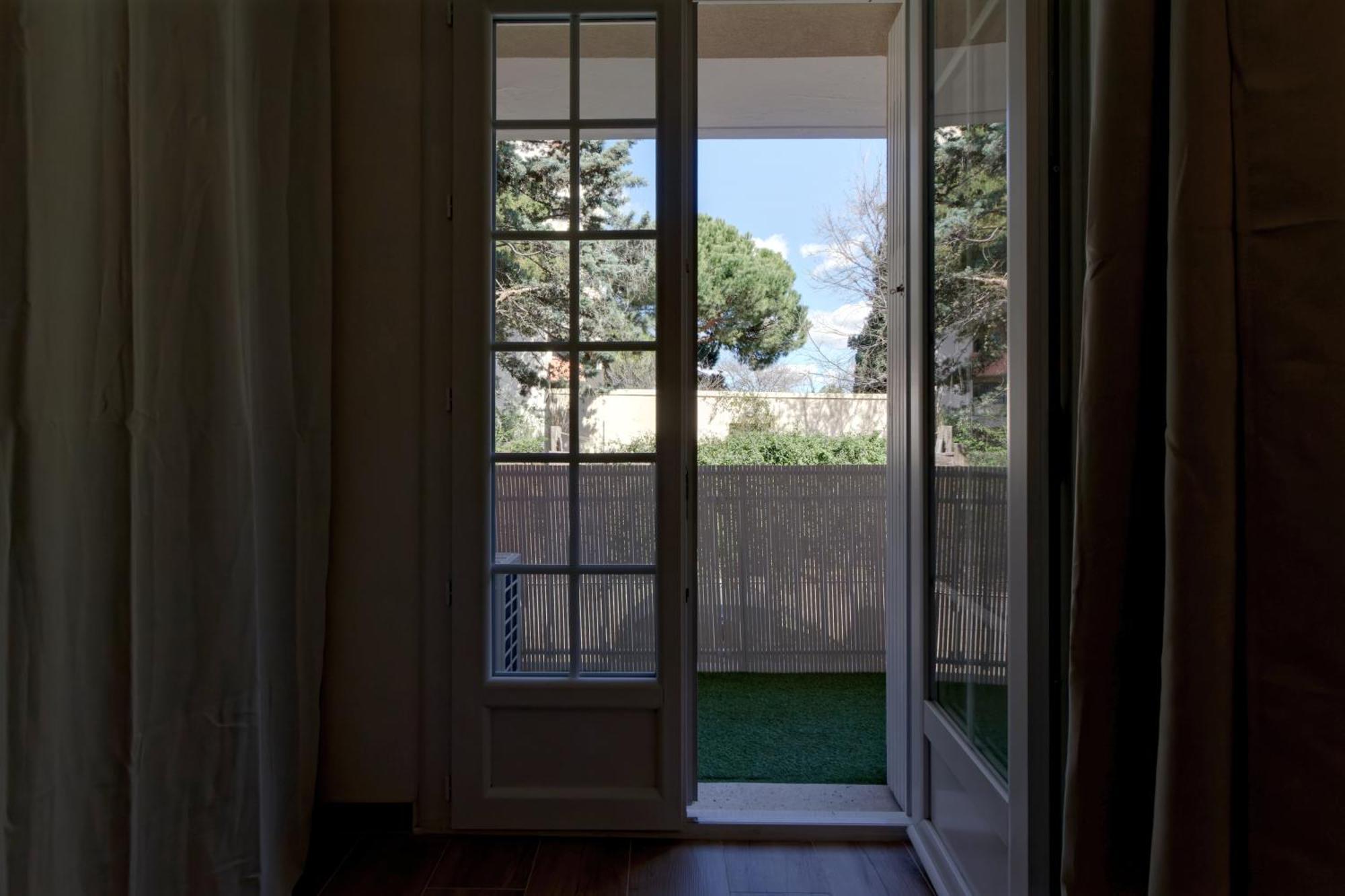 016- T2 Tropisme, Appart 1 Chambre,Clim,Wifi,Parking Montpellier Eksteriør billede