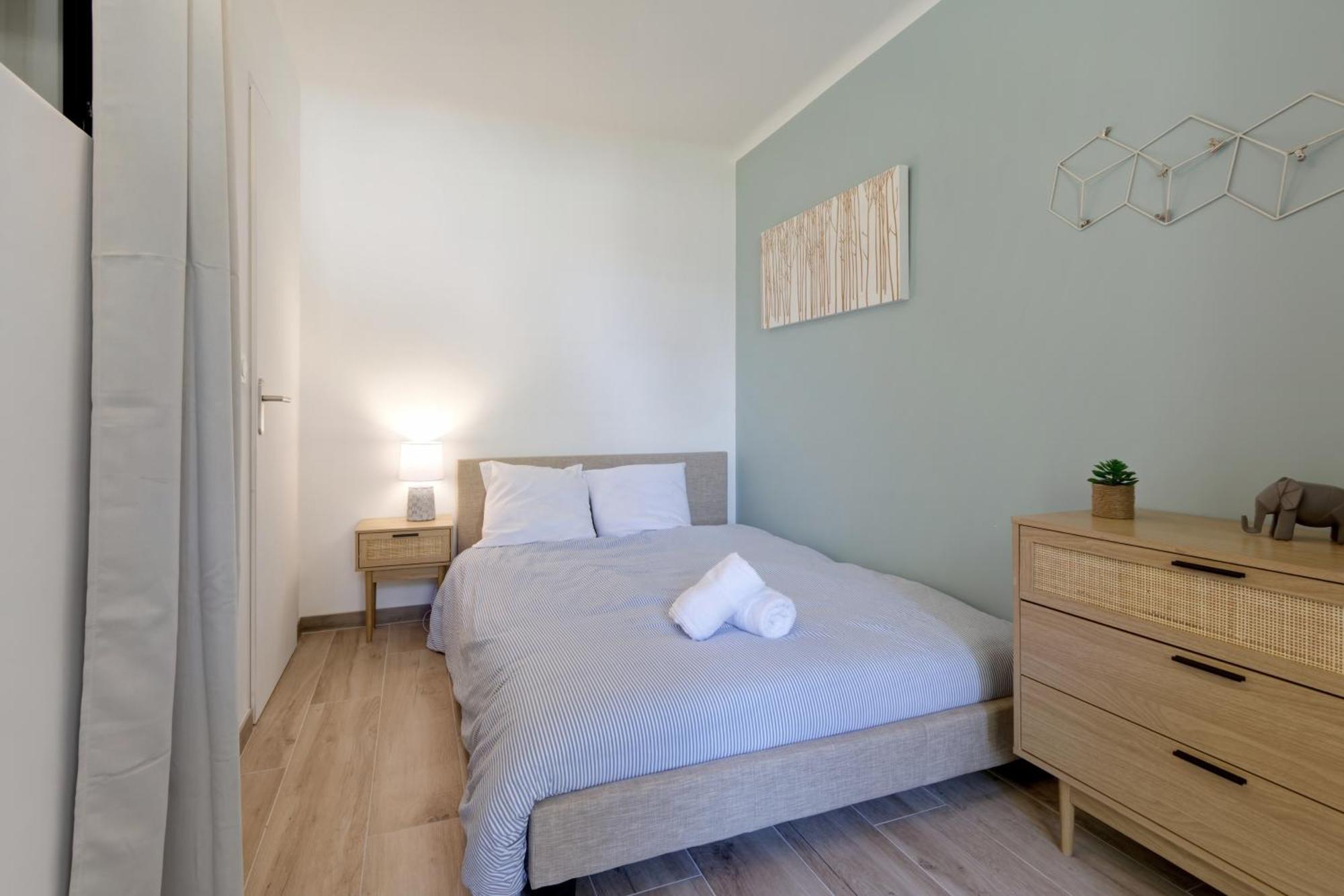 016- T2 Tropisme, Appart 1 Chambre,Clim,Wifi,Parking Montpellier Eksteriør billede